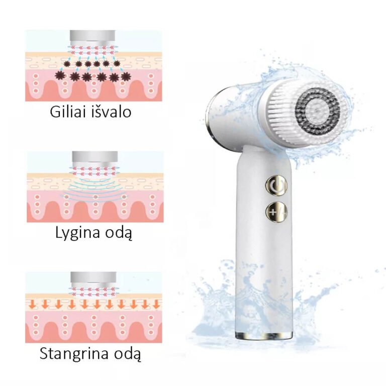 Elektriskā ādas tīrīšanas birste 6-1 Užsisakykite Trendai.lt 6
