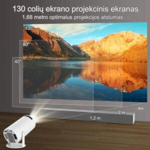 Viedais pārnēsājamais MINI projektors 4k Užsisakykite Trendai.lt 19